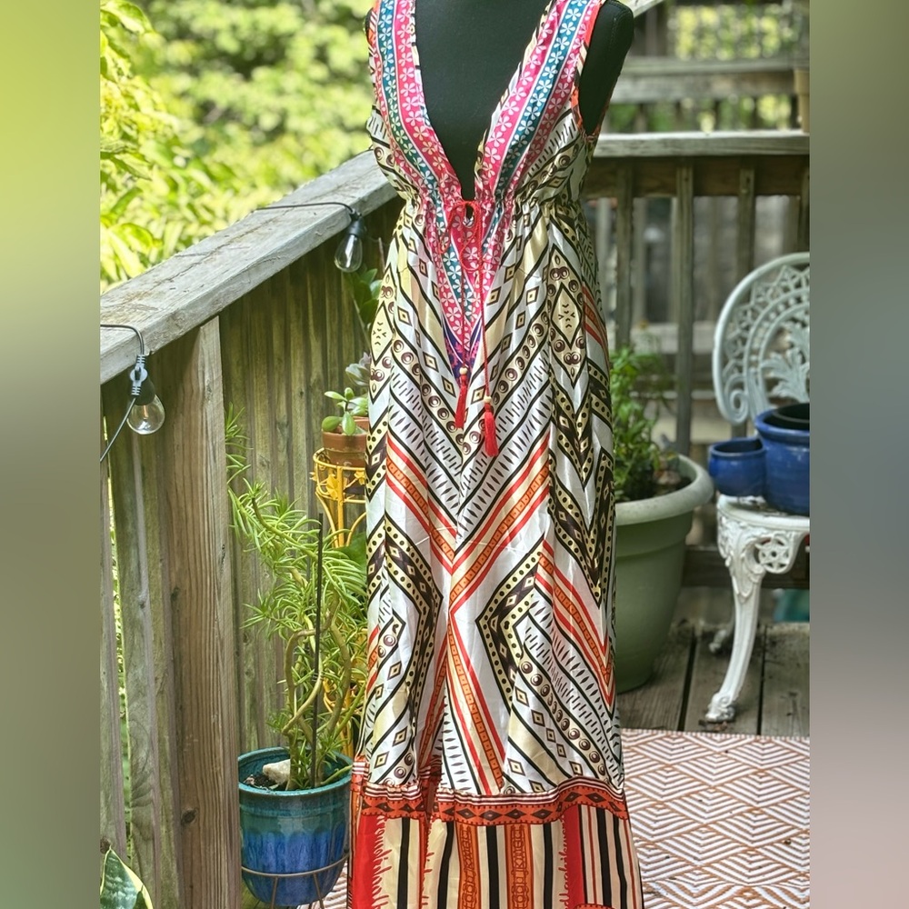 NWOT Multicolor Maxi Dress